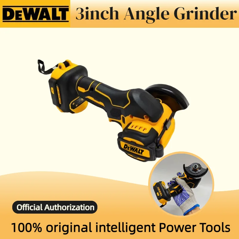 DEWALT Cordless Angle Grinder 3 Inch Mini Polishing Grinding Machine Electric Cutting Power Tools For 20V 18V Battery view 2