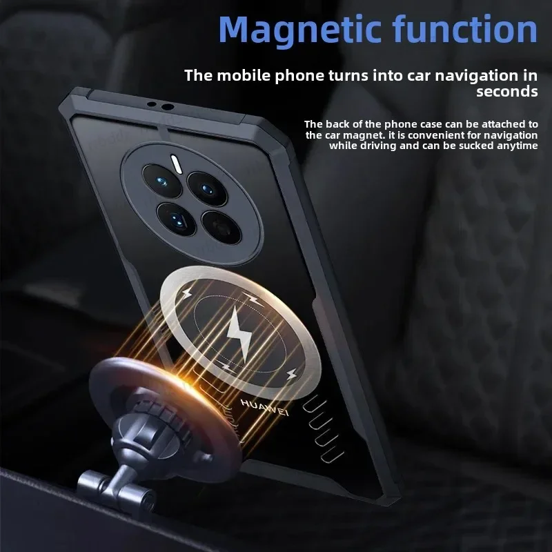 

Чехол для телефона с рассеиванием тепла для Realme 12 11 Pro Plus 5G, магнитная беспроводная зарядка, мягкая прозрачная задняя крышка из ТПУ, принципиально