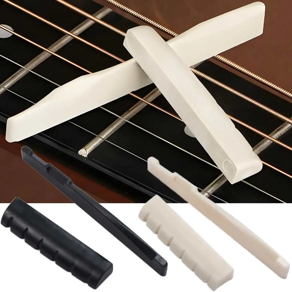 Stringed Instruments Bridge Pins Guitar Parts Acoustic Guitar Lower String pillow Guitar Bridge Saddle Upper String Pillow