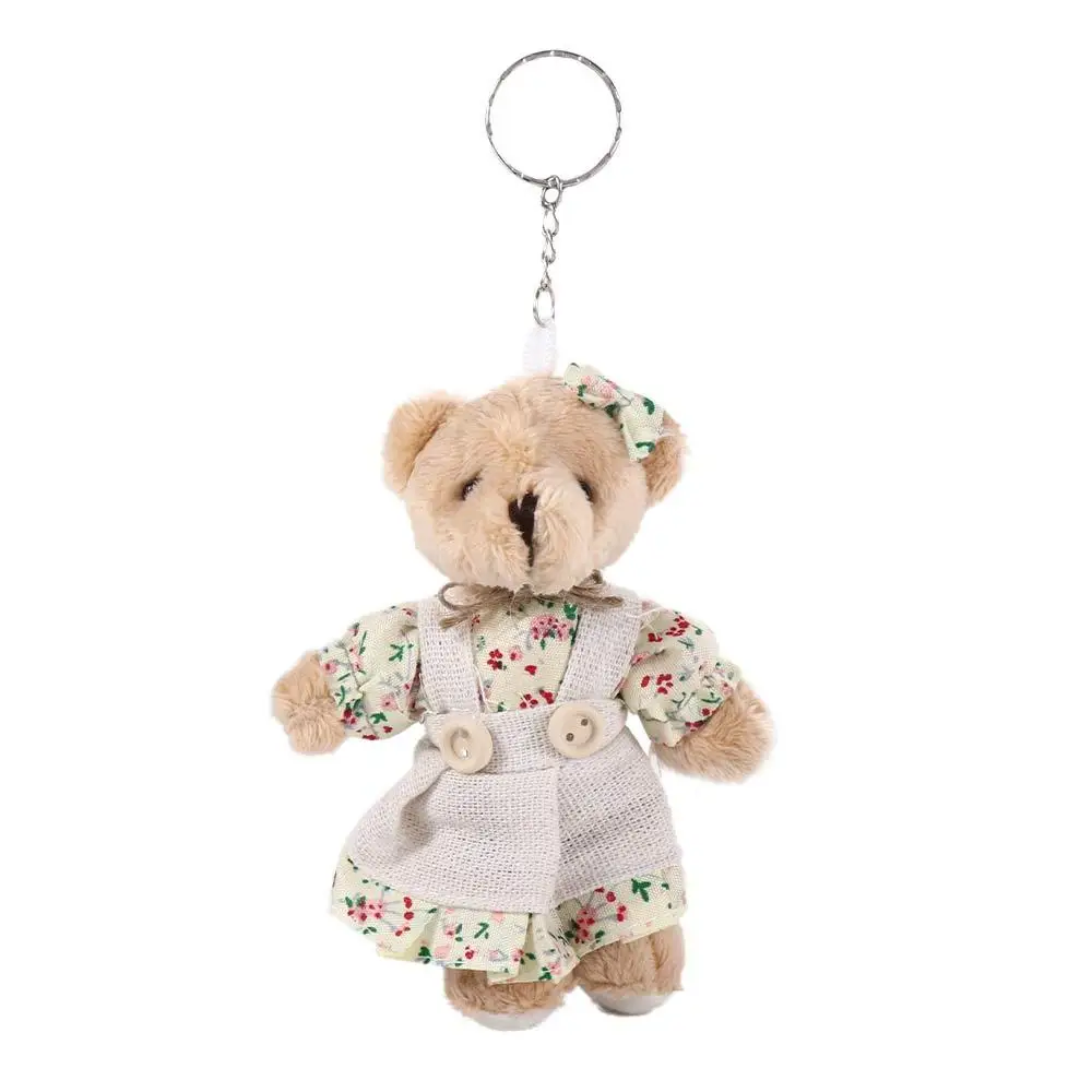 Key Buckle Bunny  Pendant PP Cotton Stuffed  Pendant   Key Chain Women Key Holder Bear Pendant Rabbit Pendant