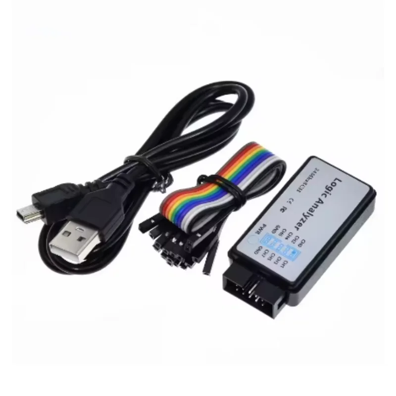 

1pcs/lot New Usb Logic Analyzer 24mhz 8 Channel 24m/seconds Logic Analyzer Debugger For Arm Fpga Logic Analyzer Logic 24m 8ch