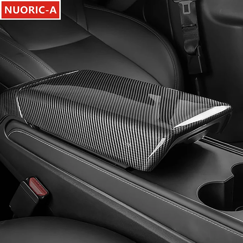 

Подлокотник центральной консоли, декоративная панель, накладка для Tesla Model 3/Y 2019-2022, Стайлинг автомобиля, аксессуары для интерьера ABS