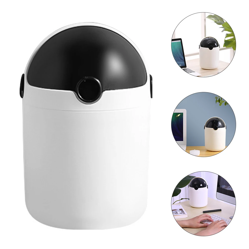 

2pcs Mini Trash Can Small Waste Basket Household Car SUV Living Room PP Material Healthy Environmentally Friendly Storage
