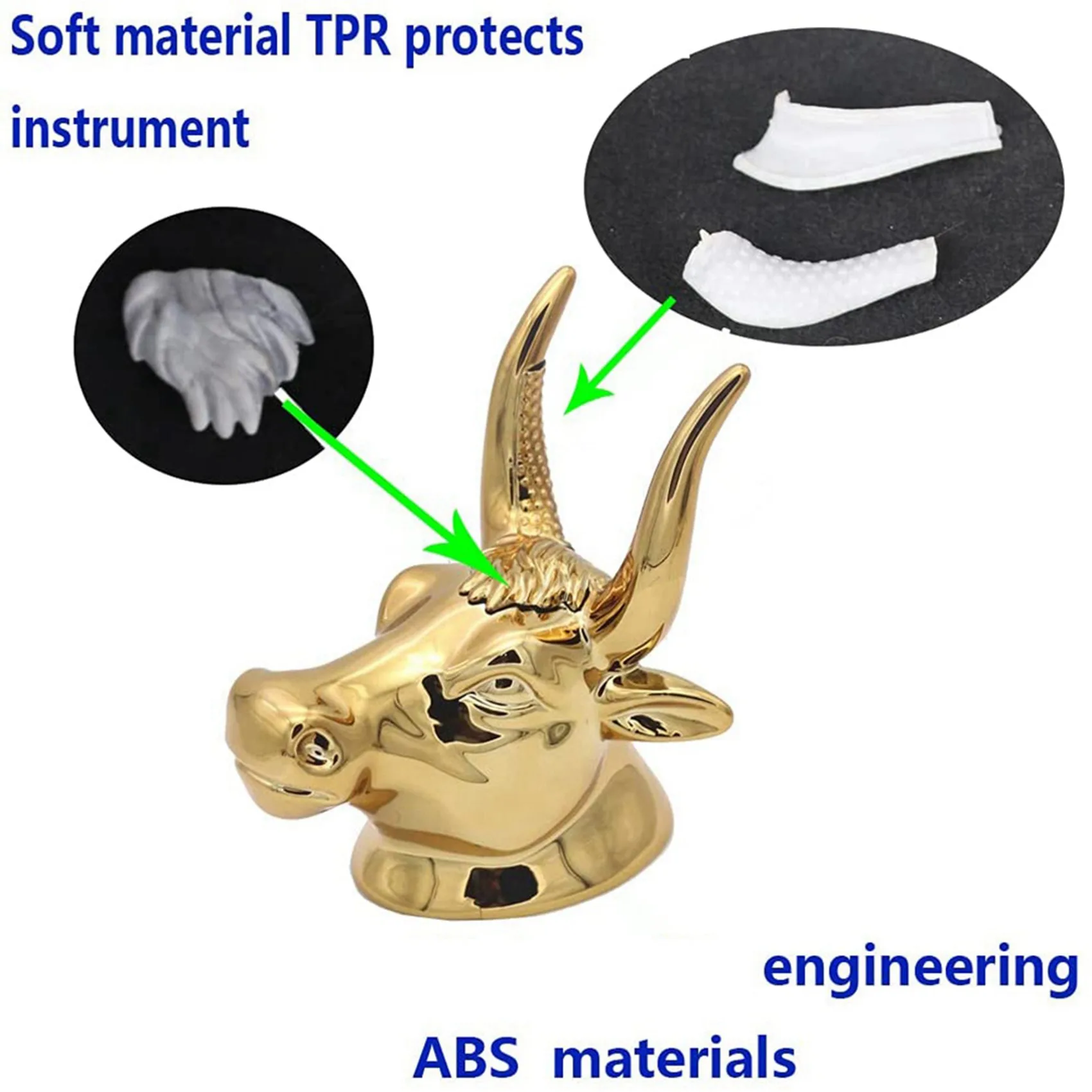 

A74K-3X Guitar Holder Wall Hanger Bull Art Guitar Ukulele Hook Guitar Hanger Wall Hook Holder Stand For Bass Guitar Ukulele