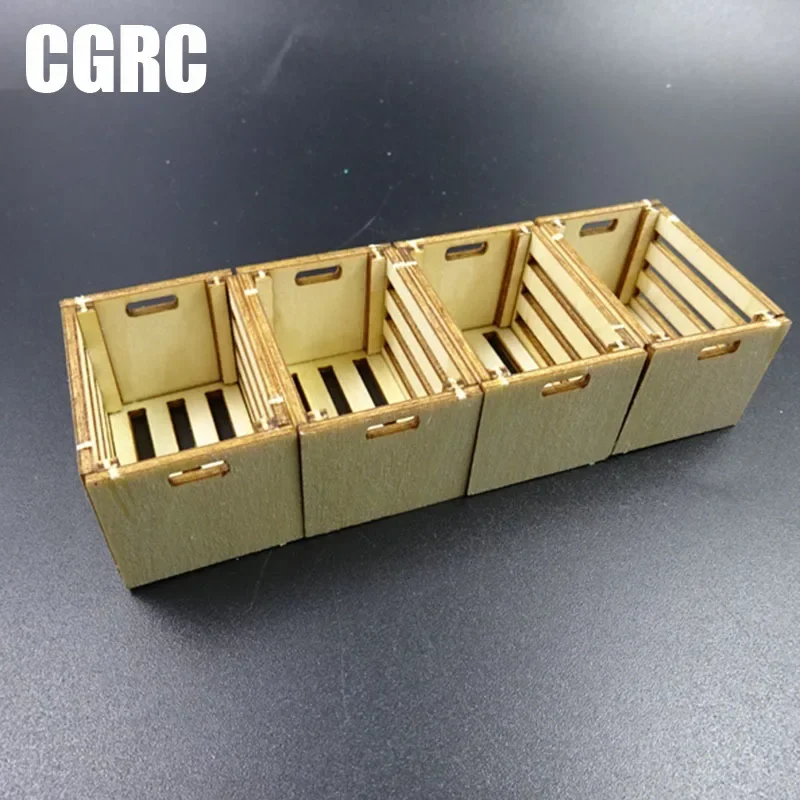 Trash Box Vegetable Box Model Scene Piece for 1/14 Tamiya RC Truck Trailer Tipper Scania Benz MAN Volvo Car DIY Parts