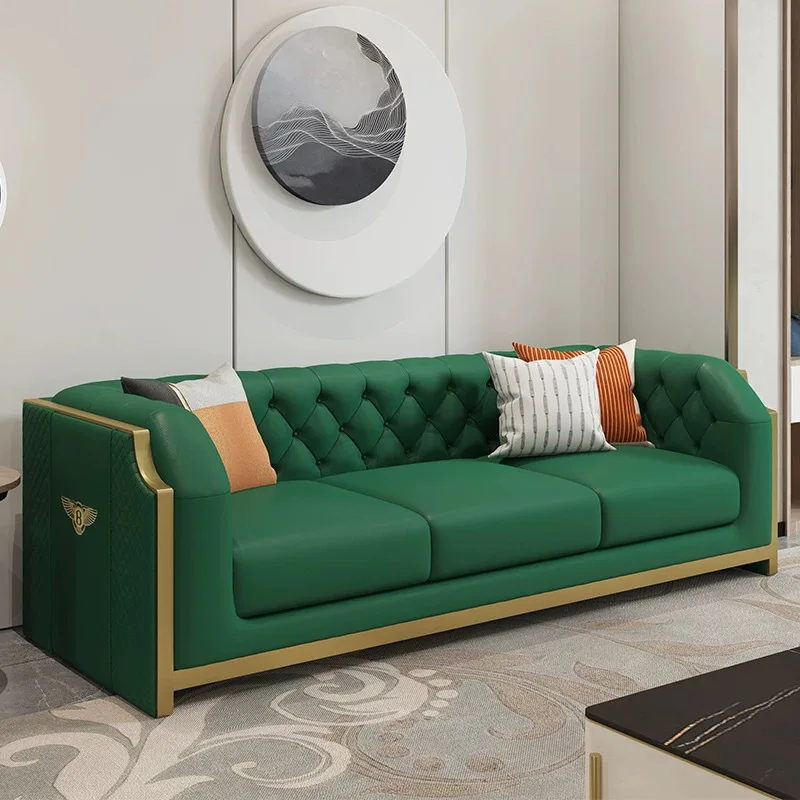 AliExpress Popular French Modern Light Luxury Living Room Sofa Sofa Chair Villa Size Simple Fashion Chair 316