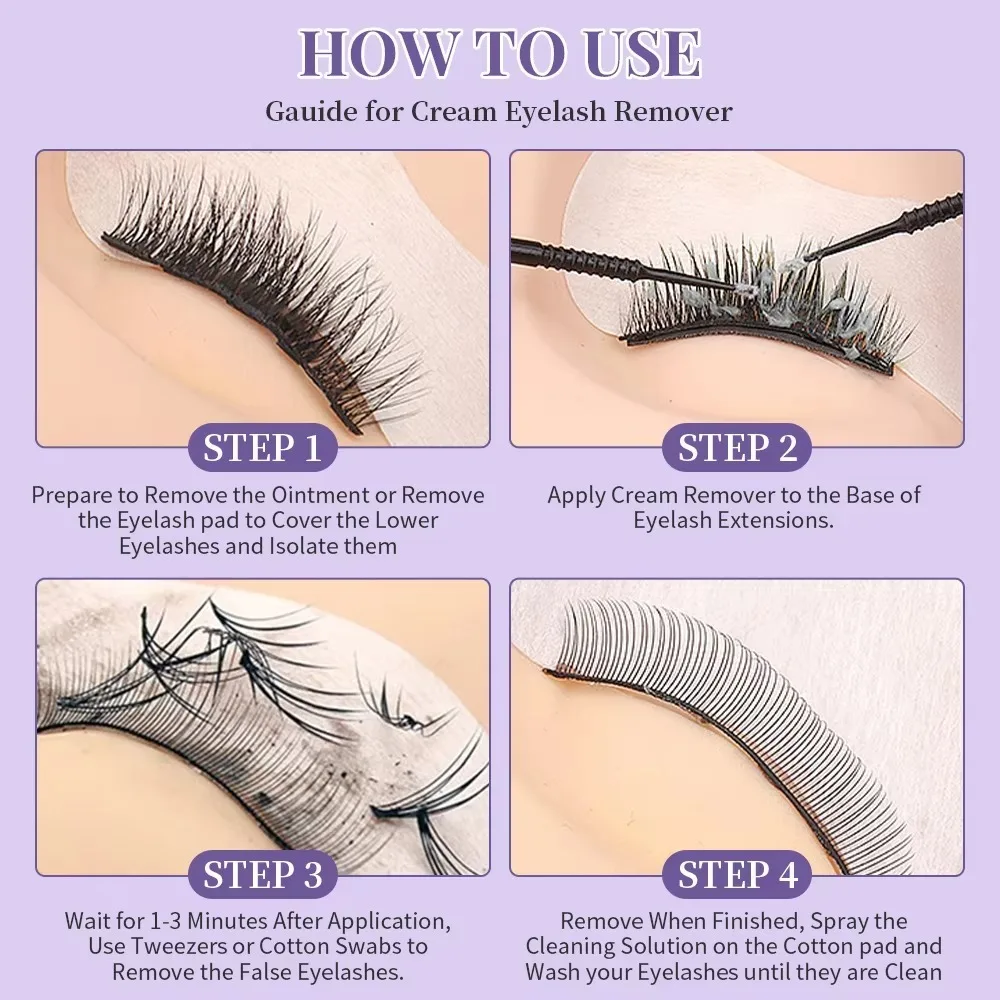 5g Eyelash Glue Remover Gel Extensions Lash Lift Makeup Tool Gel Remover for Eyelash Extension Professional Adhesive Lash Remove