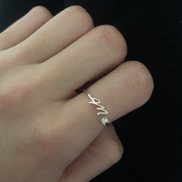 A-Z Alphabet Anillos Mujer Initial Jewelry Stainless Steel Rings For Women Anel Masculino Envio Gratis Todo Couple Rings New In