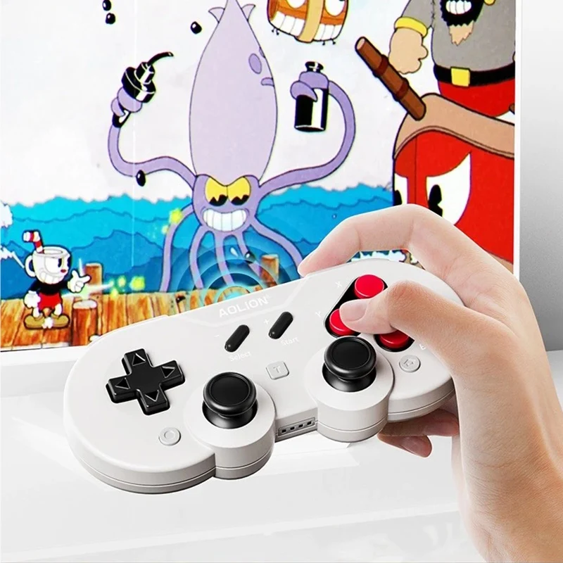 Wireless Mini Game Controller Joypad Hall Effect Joystick For Nintend Switch Retro Gamepad For PC Windows For NS Switch