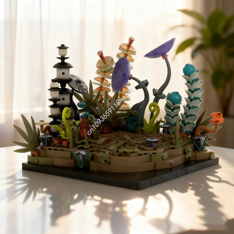 

642pcs MOC Jungles Felucia Diorama Star Battle Model Building Blocks Construction DIY Brick Christmas Gift Kids Toy Birthday