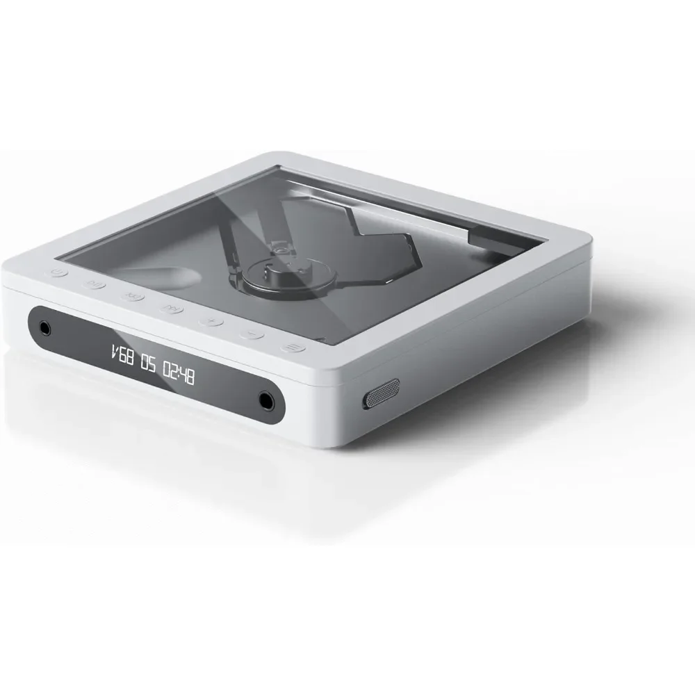 US Shipping Portable Stereo CD Player with Bluetooth USB Ripping Optical Coaxial 3.5mm 4.4mm Output Long Battery Life