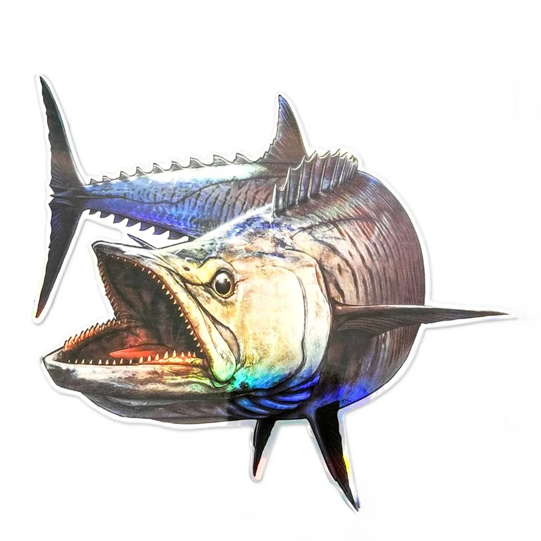 Autocollants d'imperméabilisation laser, créatures marines, poissons de haute mer, sacs de bateau de pêche, lapmédication, motos, voitures, 20cm