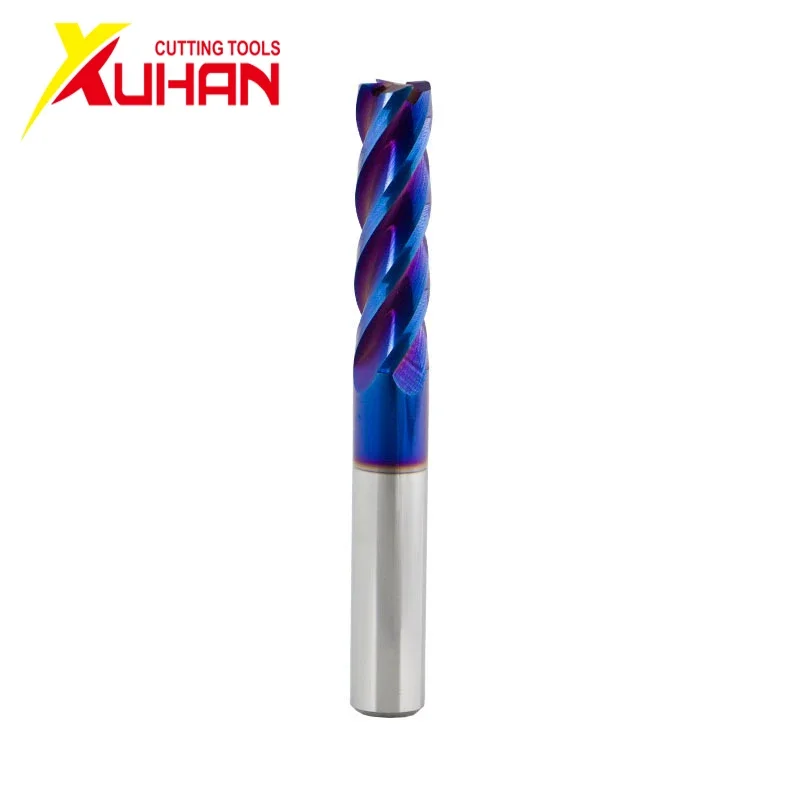 HRC65 4 Flutes carbide end mill milling tools Alloy Coating Tungsten Steel endmils Cnc machine cutting tools end mills