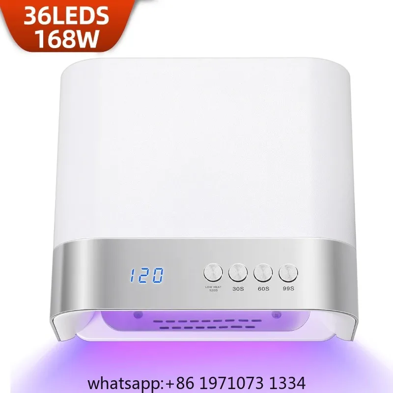36LEDS UV LED Nail Dryer With HD Display  Nail Drying Lamp for Fast Drying All Gel Nail Polish Professional Manicure Tools