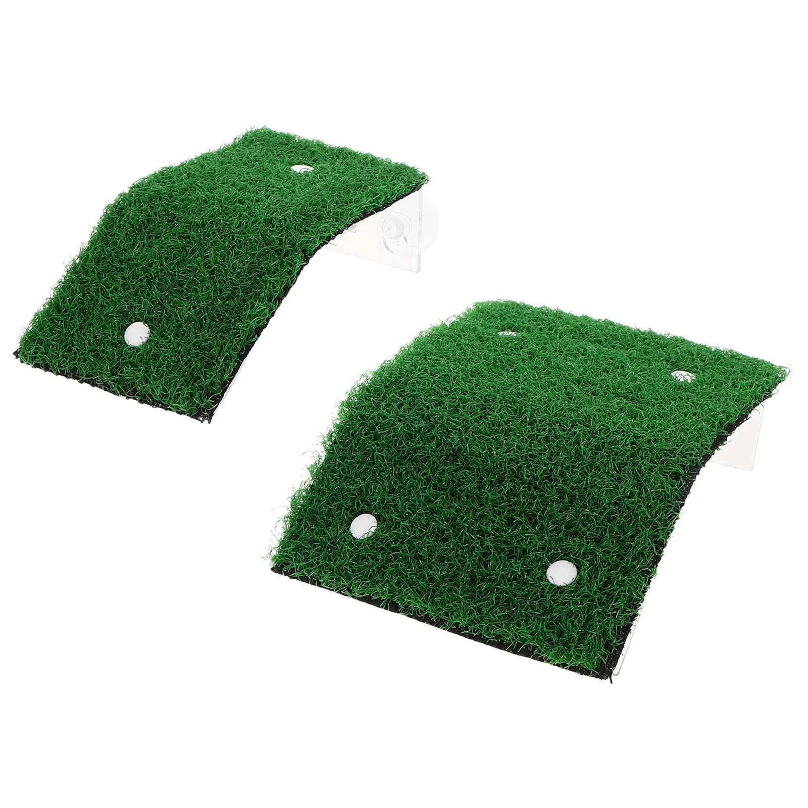 

2pcs Pool Critter Escape Ramp Turtle Basking Platform With Suction Cups Small Ladder For Frogs Hermit Crabs -