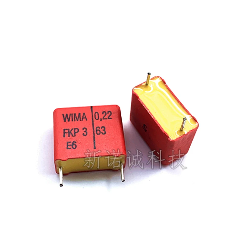 2pcs/20pcs Germany WIMA 63V 224 0.22UF 63V 220nF 224J 5% FKP3 Pitch 15mm FIlm Capacitor