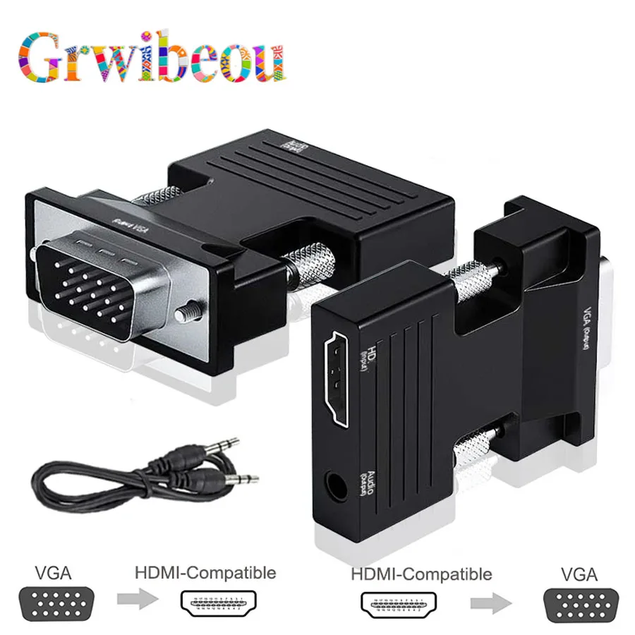 New Vga To Hdmi-Com…