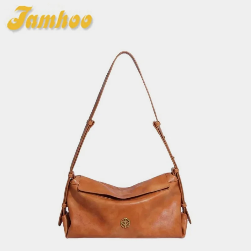 

Jamhoo New Niche Designer Luxury Retro Small Square Shoulder Bags For Women Exquisite Versatile Armpit Bag Handbag Casual Bolsa