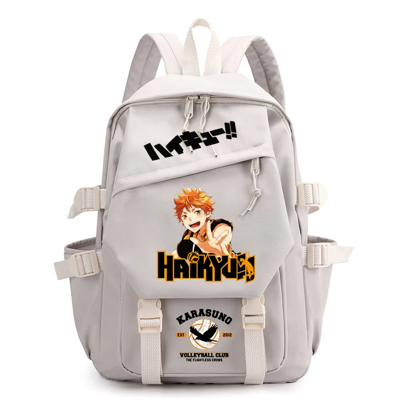 

Y2K Haikyuu Shoyo Hinata Backpack Fashion Tobio Kageyama Anime Boys Girls Schoolbag Students Bookbag Outdoor Travel Backpacks