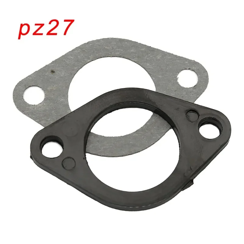 

1 Set PZ27 Carburetor Intake Manifold Spacer Gasket for ATV Go Kart Dirt Pit Bike