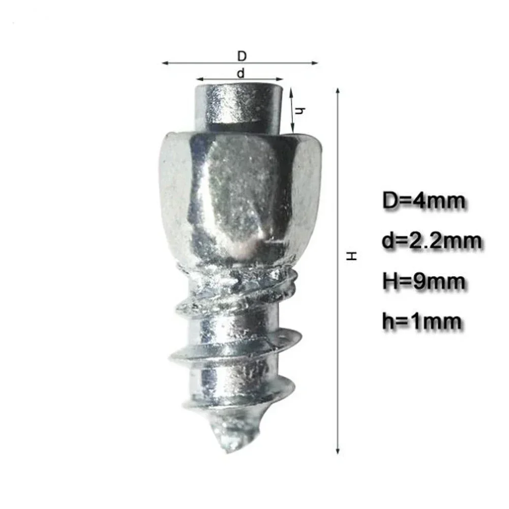 Screw Tire Stud Screw Chain Spike Winter 4*9mm High Quality Non-slip Screw Chain Spike Snow Spikes Racing Bikes