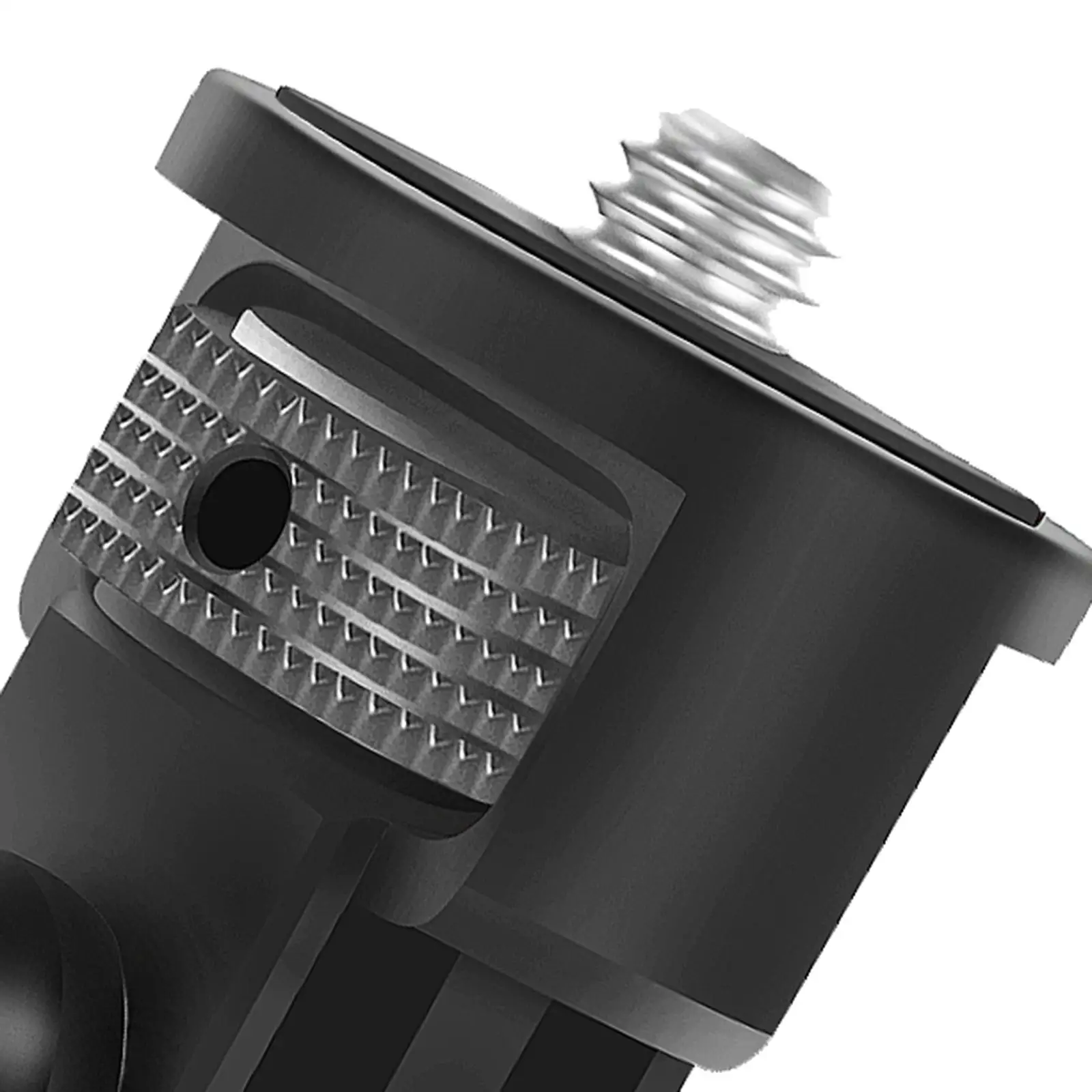 محول تركيب من سبائك الألومنيوم مع برغي 1/4 بوصة قابل للتعديل لإضاءة الكاميرا