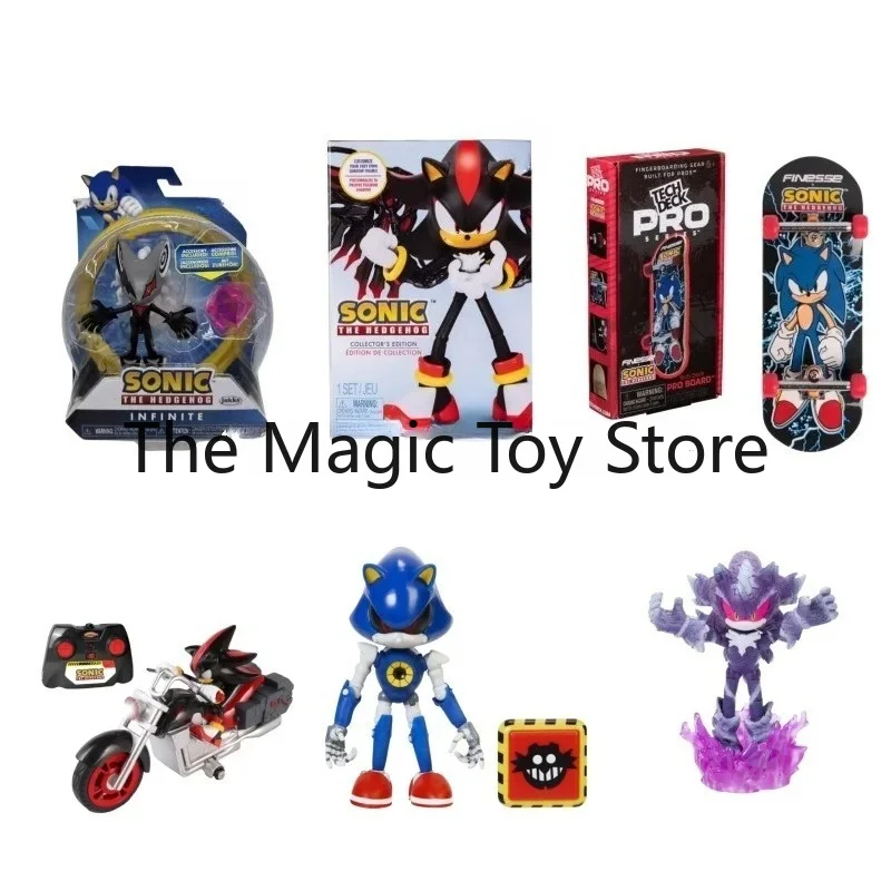 Figura de Acción Oficial de JAKKS de la Película Sonic the Hedgehog, Modelo Amy Rose, Juguete, Regalo de Cumpleaños, Marioneta de Mano
