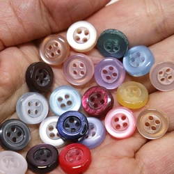 Niucky-Resin Shirt Buttons for Men and Women, Basic Sewing Supplies, 11mm, 22 Colors, 4 Holes, R0201-066
