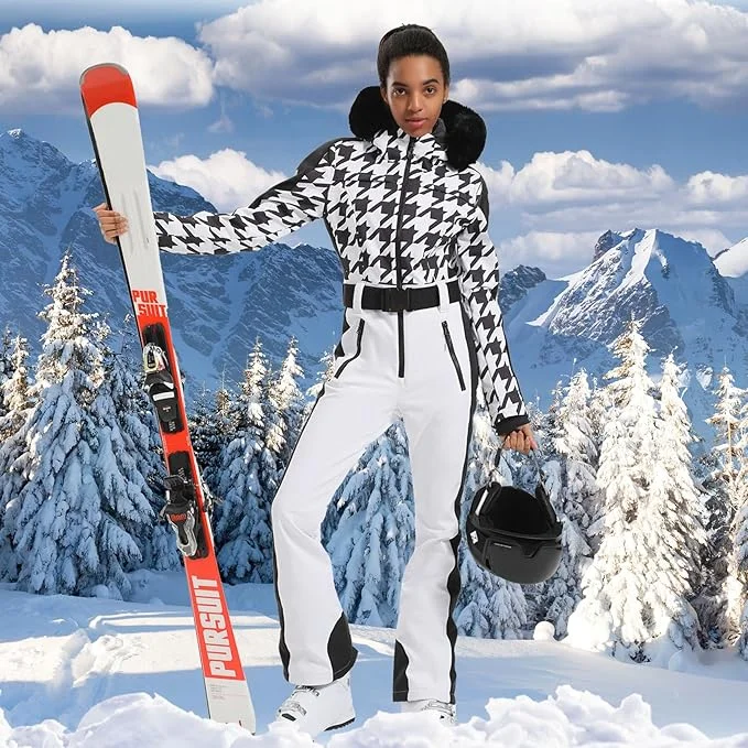 GSOU SCHNEE Einteiliger Skianzug Frauen Verdickung Snowboard Weibliche Overalls Winter Winddicht Wasserdicht Atmungsaktive Kleidung Skifahren – Detail 21