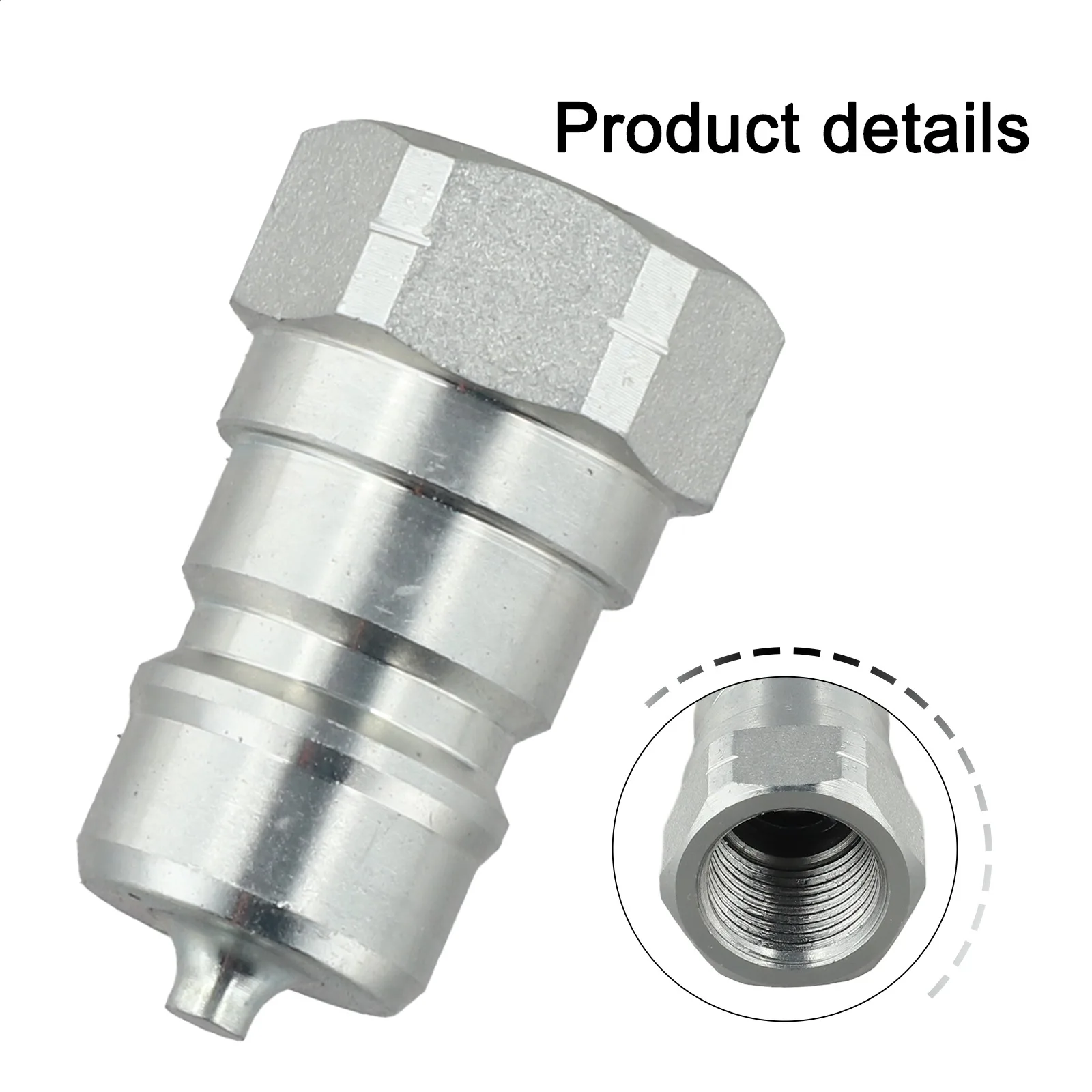 Hydraulic Quick Connect Coupler 1/4 and 3/8 NPT Compatible with ISO7241 A Series for Enhanced Utility Across Industries