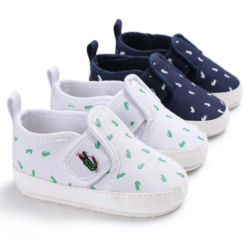 

Newborn baby toddler children's shoes with cartoon embroidery are suitable for fashion non-slip of newborn baby girls and boys