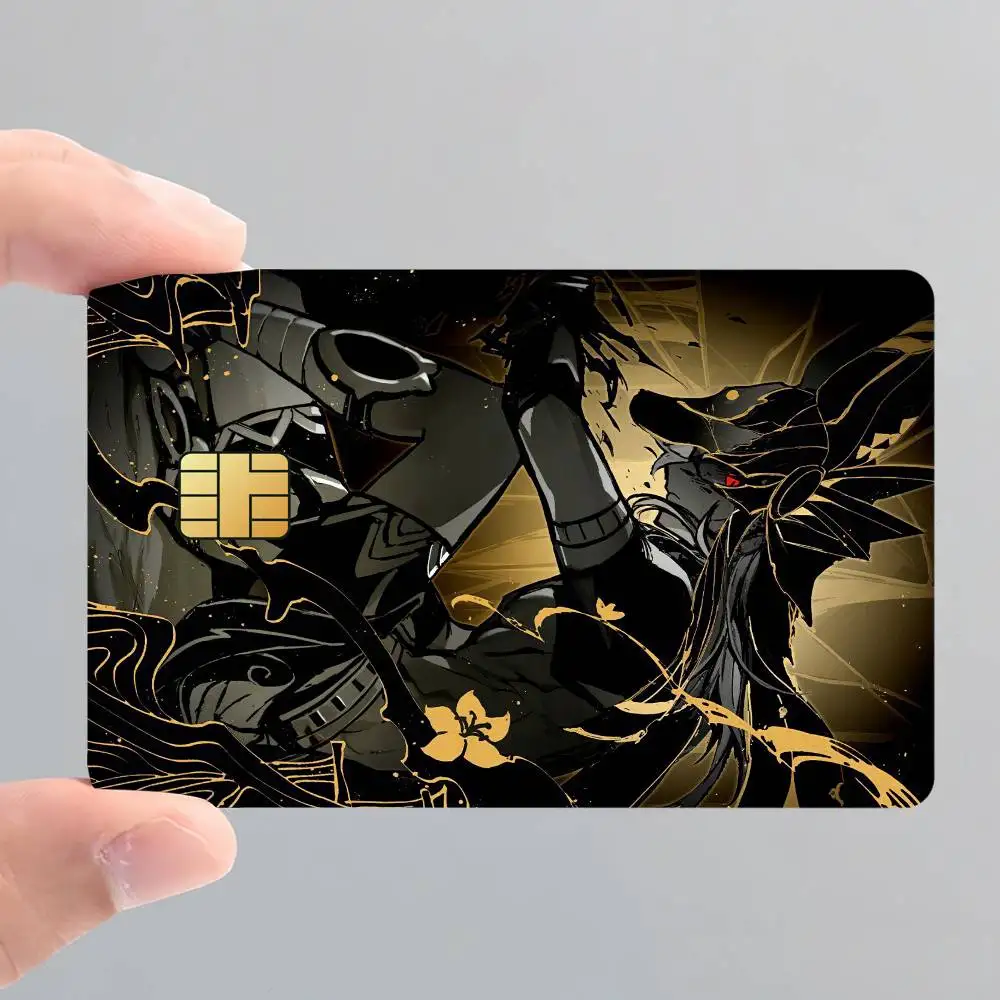 ملصقات جلدية لبطاقة الائتمان Genshin Impact Cyno لبطاقة البنك والحافلة المتروية هدية مقاومة للماء #5