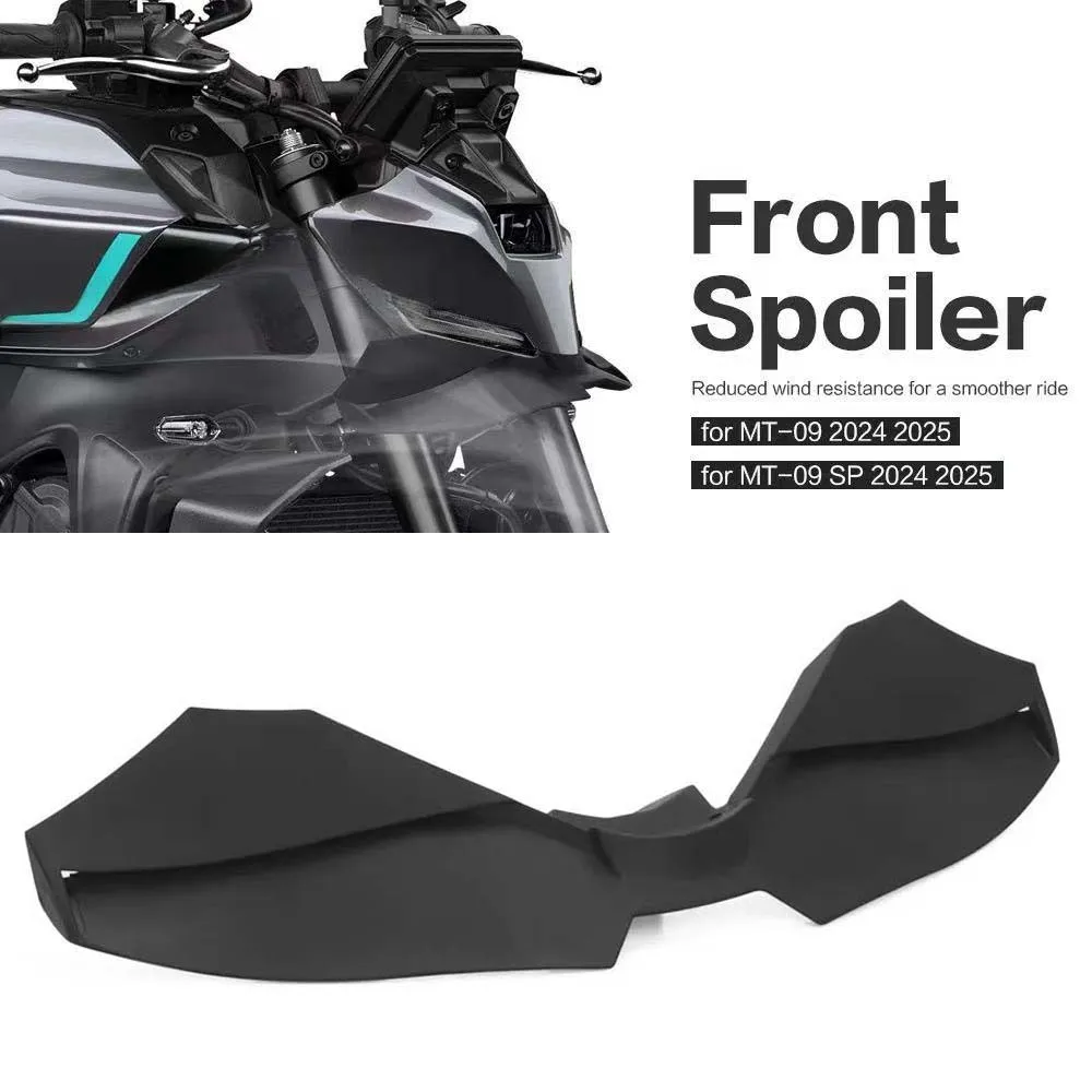 

Аксессуары для мотоциклов для Yamaha MT09 2024-2025, прижимная сила, крылышко, аэродинамическое крыло, комплект переднего спойлера, новый передний спойлер MT-09