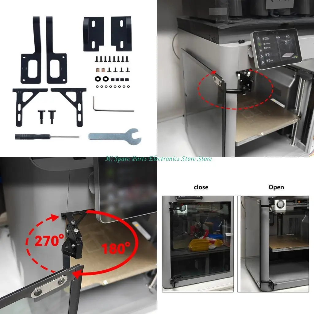 

SZ Metal Hinge For Lab P2S 3D Printer Door Upgrade To 270Degree Opening