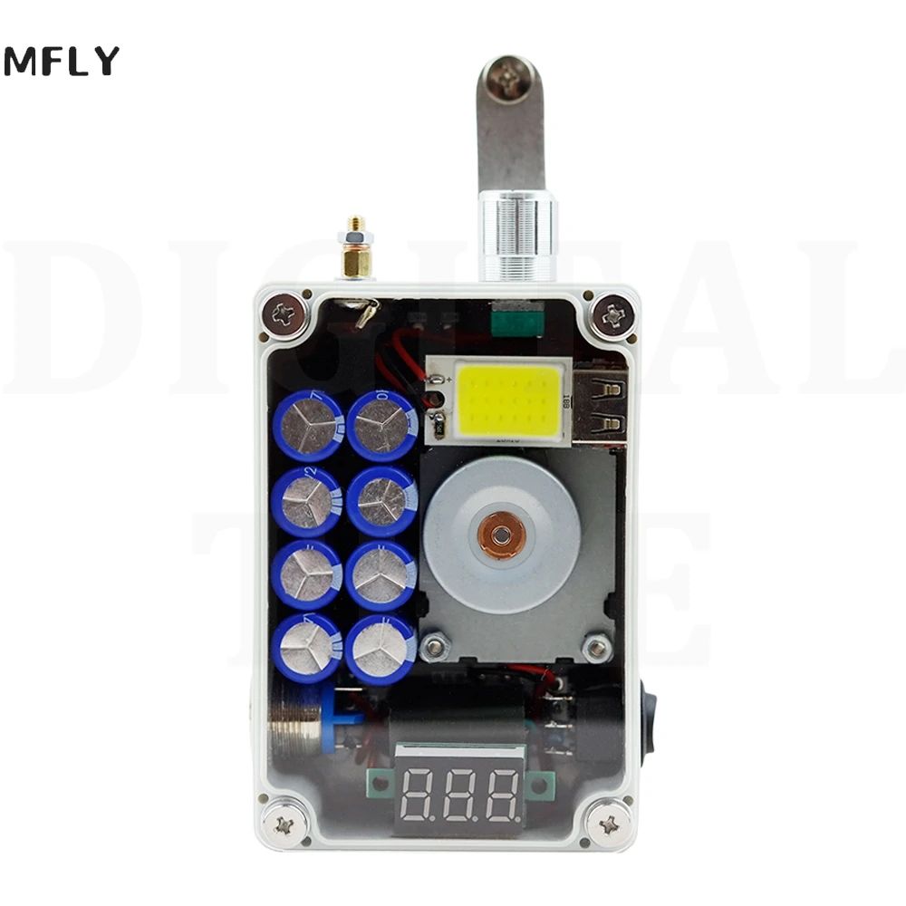 

Hand Generator USB Charging Portable Acrylic Camping Equipment Outdoor Accessories Emergency Tool