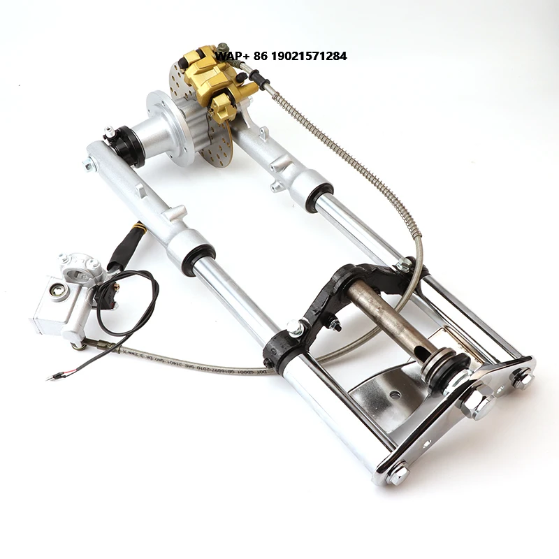 

Motorcycle Front Fork With Brake Caliper Disc Assembly for Monkey Bike Z50 Accessories Spare Parts