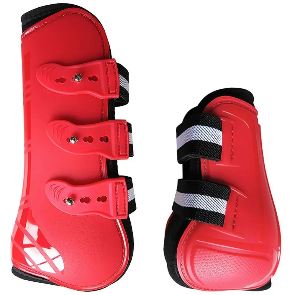 Adjustable Horse Leg Boots Wraps No.6 Prevent Slip Equine Front Leg Guard Durable Horse Equipment Horse Hock Brace