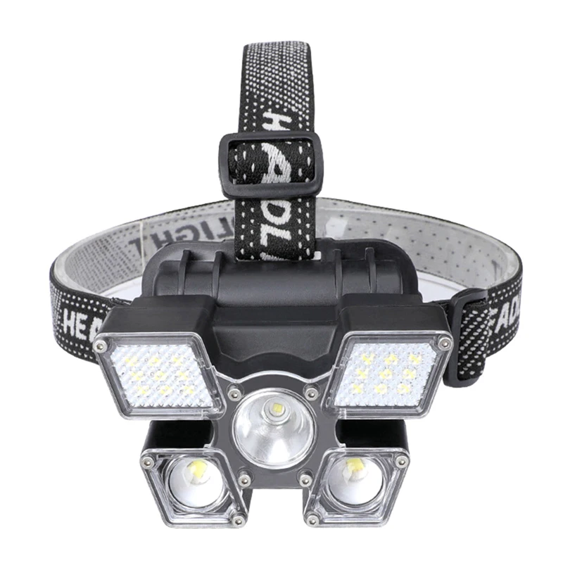 JFBL Hot Outdoor Led Headlights Night Fishing Lights High-Power Headlights COB Headlight Rechargeable Fishing Headlight US Plug