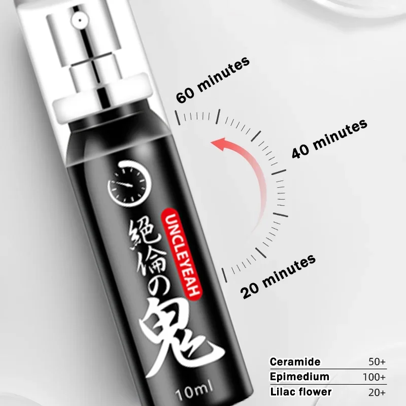 Sexual Delay Spray Men External Use Prolong Sexual Time Dealyed Sex Spray long lasting 60 minuates Penis enlargement oil