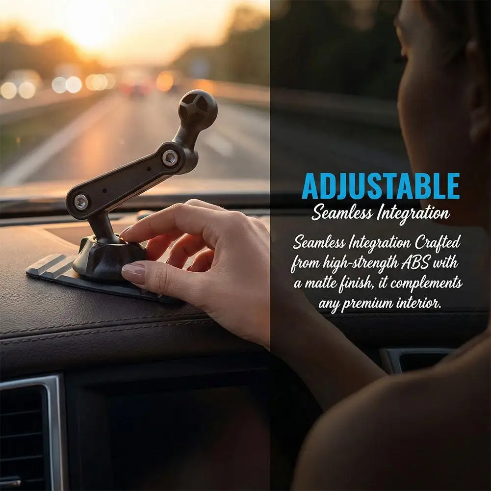 Suporte de Telefone para Painel de Carro com Base de Bola Ultra-Adesiva e Rotação 360° °   Suporte giratório para celular, acessório para carro L3D0