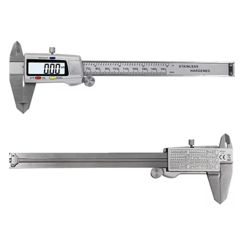 

Stainless steel digital vernier caliper, electronic measuring instrument, measuring tool,150mm. Learning, industry, woodworking
