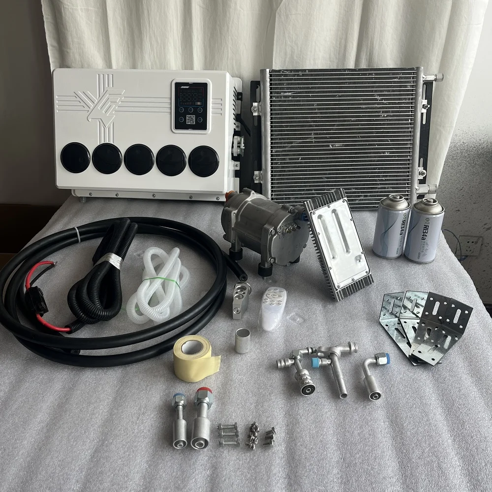 Durable Truck Parking Electric Air Conditioner for 12V 24V Truck Car Bus Camper Van Boat