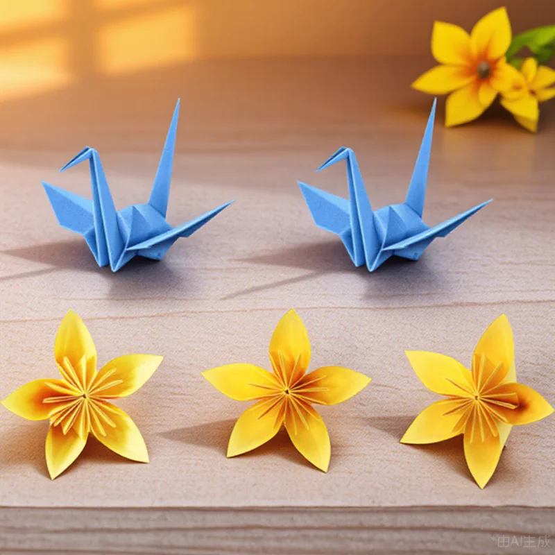 100 pcs Origami Paper DIY Craft Folding Halloween Christmas New Year Handmade Paper For Crafts Diy Crafts Paper Double