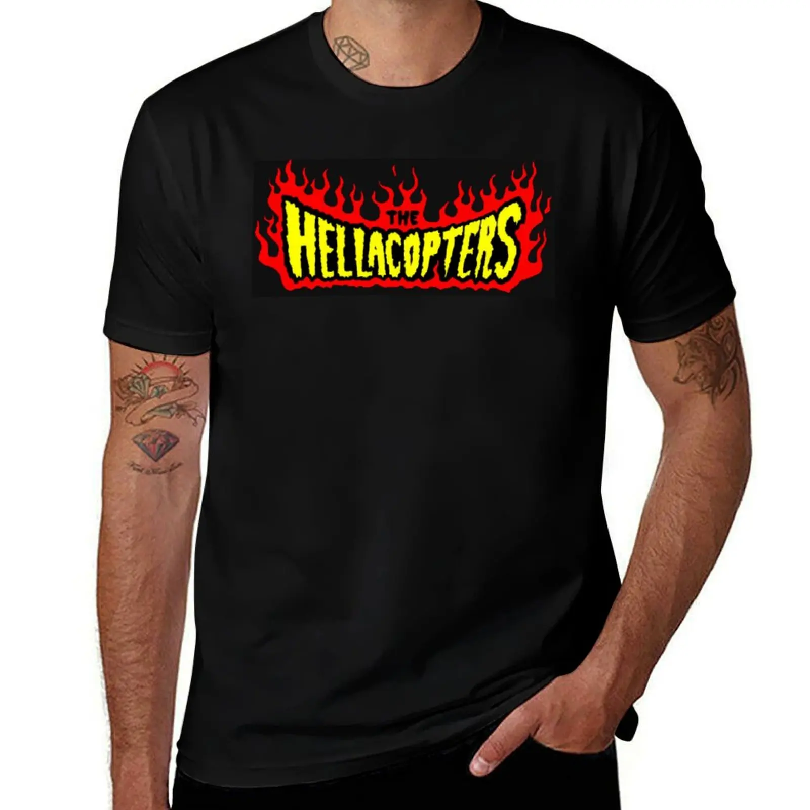 The Hellacopters T-Shirt sweat heavyweights customizeds graphic t shirt vintage clothing for men