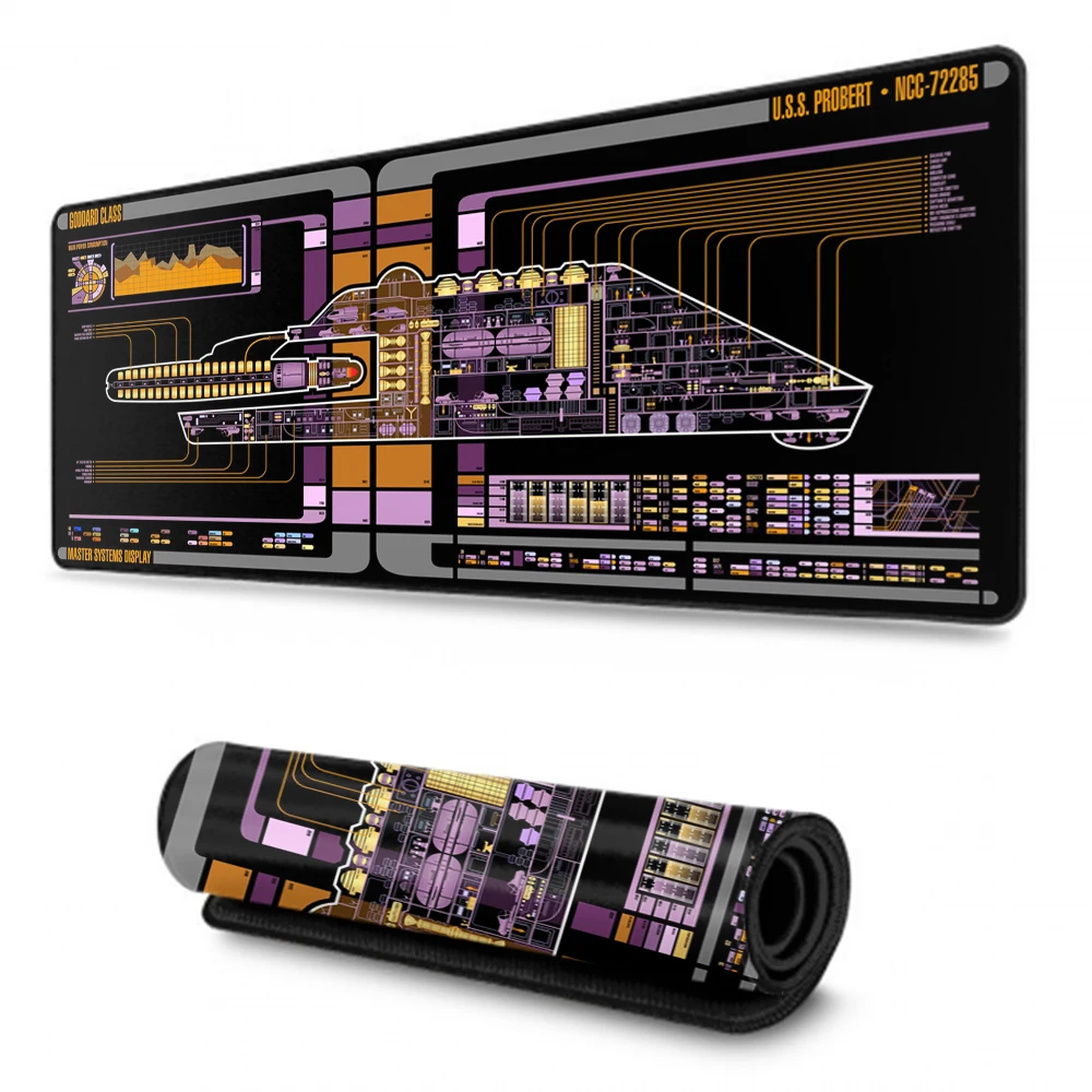 

Starship Sci Fi Console Monitor Desk Mat, Jumbo Mouse Pad, Mouse Pad For Gamers, Laptop Pad, Dreadnought Spaceship, Great Gift