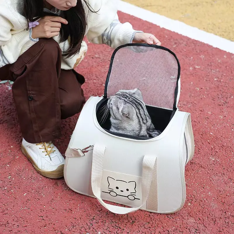 

Hot Sale New Four-season Cat Bag,Portable for Cats To Carry,Hand-held Large-capacity Anti-stress Dog Bag,Crossbody Pet Backpack
