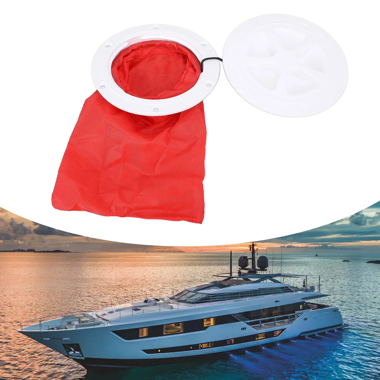 

6-дюймовый комплект палубной пластины для лодок с сумкой для хранения, круглая уплотнительная крышка люка, морские яхты, аксессуары для лодок и каяков