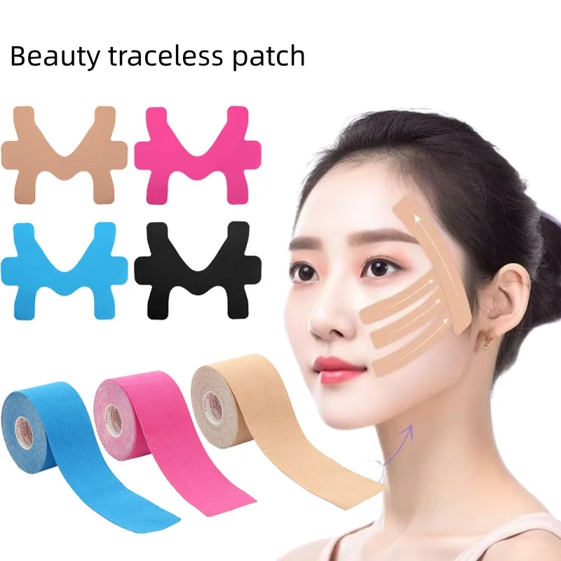 

Face Kinesiology Tape V Line Facial Lifting Wrinkle Remove Sticker Beauty Seamless Elastic Bandage Sports Ankle Protection Patch