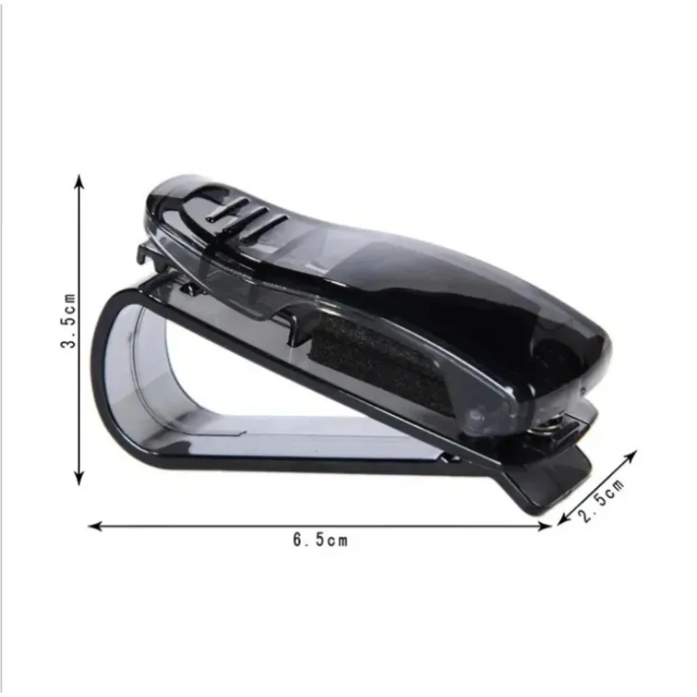 Universal Car Sun Visor Mount Sunglasses Holder, Ticket Card Organizer Clip, Pen Pouch, All-in-one Car Glasses Storage Part