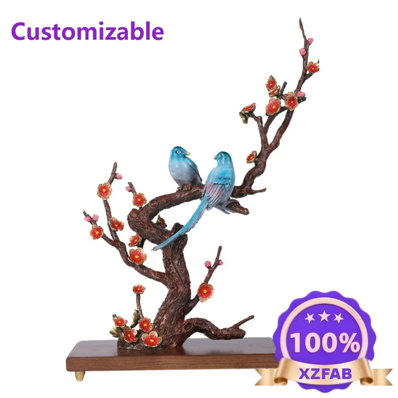 Factory Direct 2026 Brass ornaments, eyebrows, magpies, Chinese wedding porch, living room, bedroom housewarming